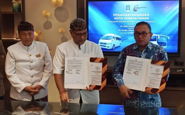 Kerja sama MAB dan BIBU Panji Sakti menandai dimulainya perancangan transportasi internal berbasis kendaraan listrik untuk bandara yang sepenuhnya berbasis kendaraan listrik internasional Bali Utara. (Foto: Trends.co.id)