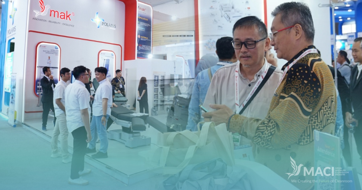 PT Mega Andalan Cleanroom Industri (MACI) hadir di Hospital Expo 2025 membawa inovasi cleanroom dan sistem HVAC modern untuk mendukung fasilitas rumah sakit berstandar global.